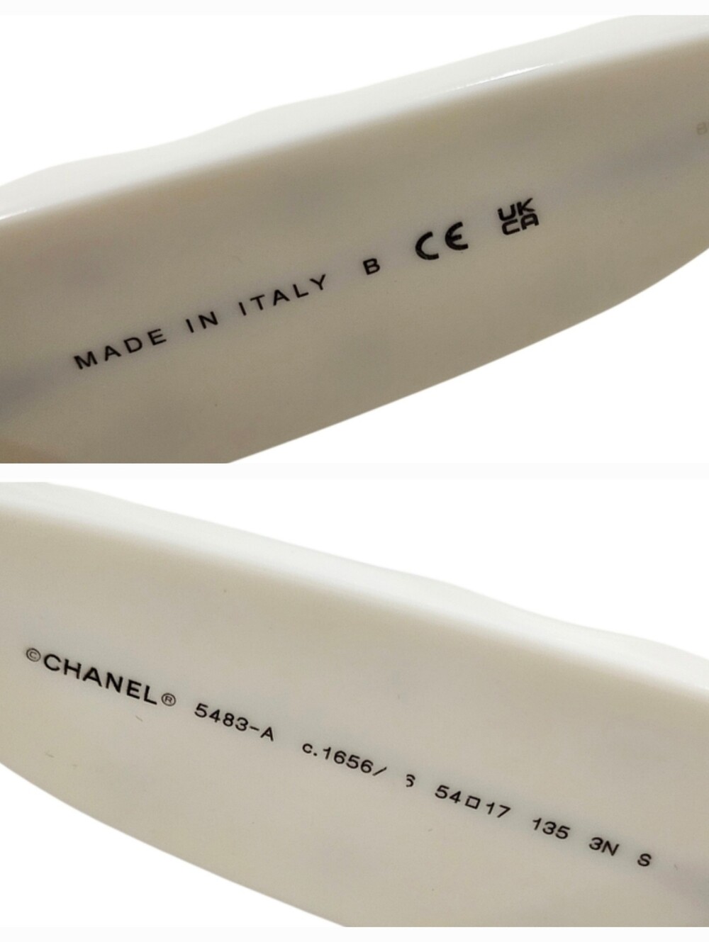 Chanel - Rectangular Sunglasses - Black White Gray Gradient - 5483 - Picture 5 of 12